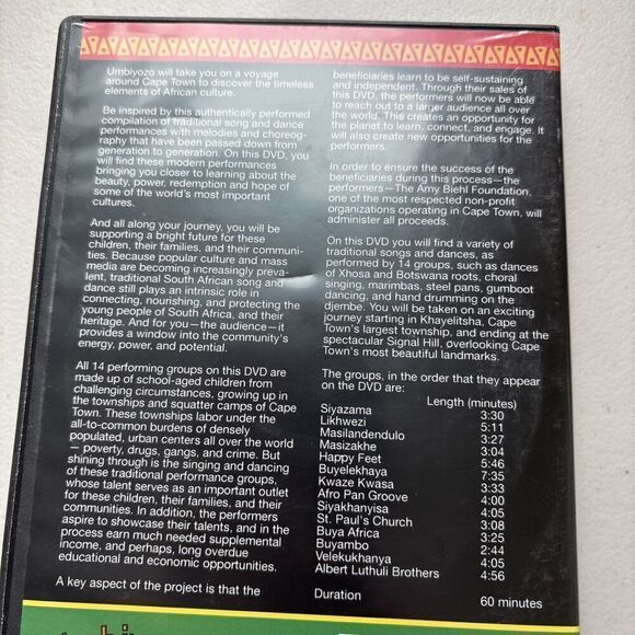 dvd: Umbiyozo - Celebrating Traditional South African Song And Dance - Picture 2 of 2